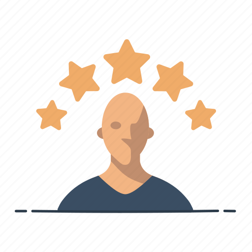 Account, user, man, profile, star, person, avatar icon - Download on Iconfinder