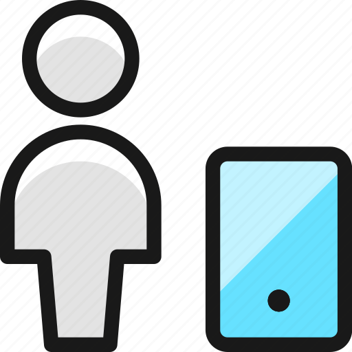 Single, neutral, actions, mobilephone icon - Download on Iconfinder