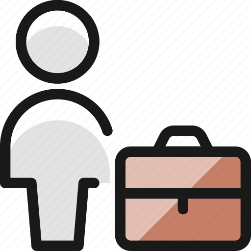 Single, neutral, briefcase icon - Download on Iconfinder