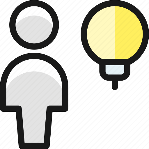 Single, neutral, idea icon - Download on Iconfinder