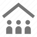 group, home, user, house, people, avatar, human, household