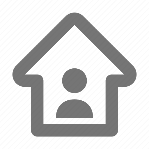 Home, user, arrow, house, person, up, avatar icon - Download on Iconfinder