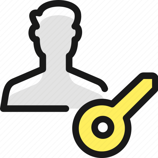 Man, single, key, actions icon - Download on Iconfinder