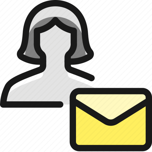 Single, woman, actions, email icon - Download on Iconfinder