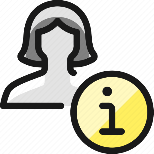 Information, single, woman, actions icon - Download on Iconfinder