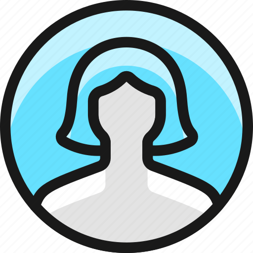 Single, circle, woman icon - Download on Iconfinder