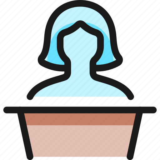Woman, single, podium icon - Download on Iconfinder