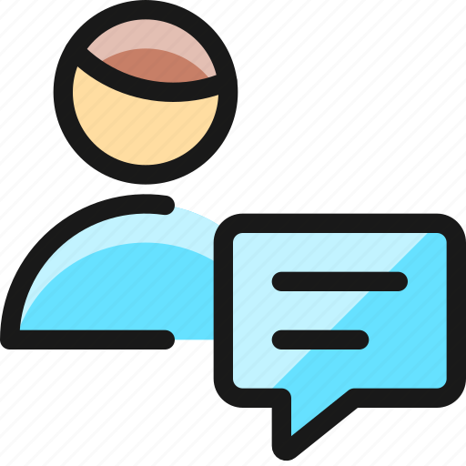 Single, man, chat, actions icon - Download on Iconfinder