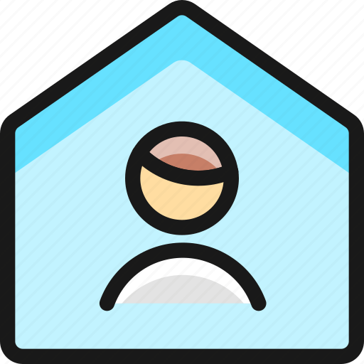 Single, man, home icon - Download on Iconfinder