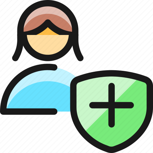 Single, woman, actions, shield icon - Download on Iconfinder
