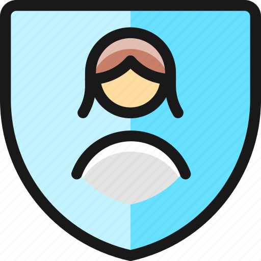 Single, woman, shield icon - Download on Iconfinder
