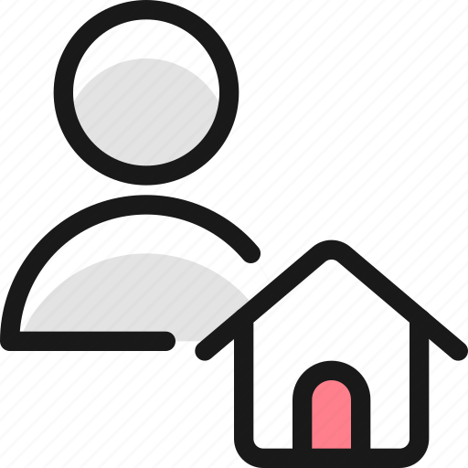 Single, neutral, home, actions icon - Download on Iconfinder
