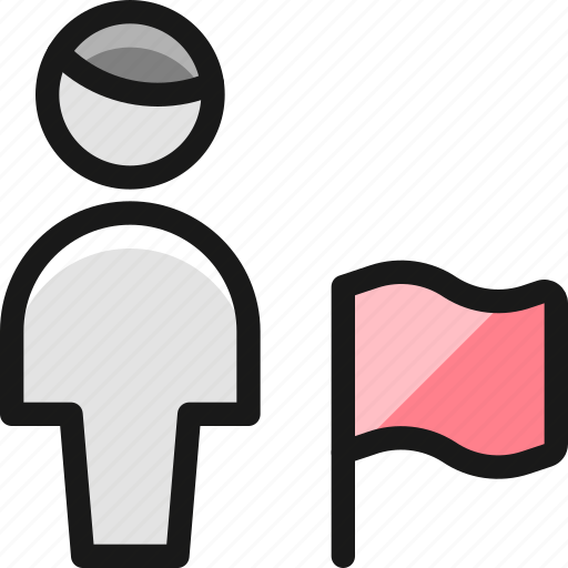 Single, man, actions, flag icon - Download on Iconfinder