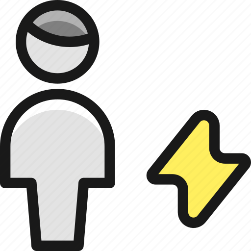 Single, man, actions, flash icon - Download on Iconfinder