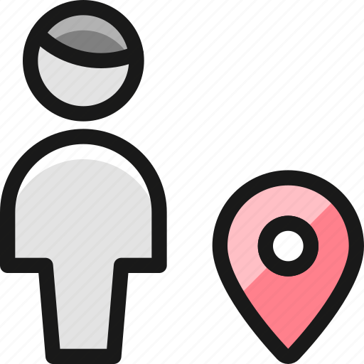 Single, man, actions, location icon - Download on Iconfinder