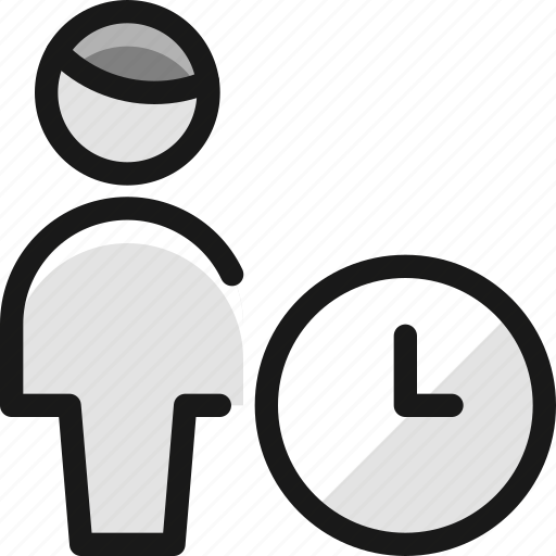 Single, man, actions, time icon - Download on Iconfinder