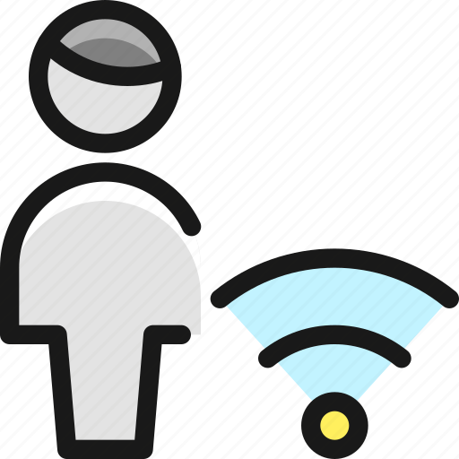 Single, man, actions, wifi icon - Download on Iconfinder