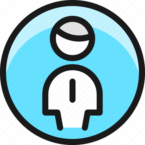 Single, man, circle icon - Download on Iconfinder