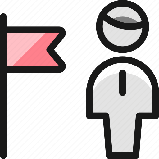 Single, flag, man icon - Download on Iconfinder