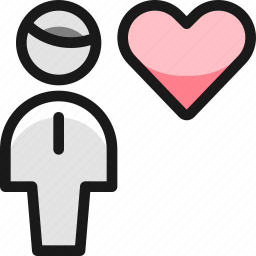 Single, man, heart icon - Download on Iconfinder