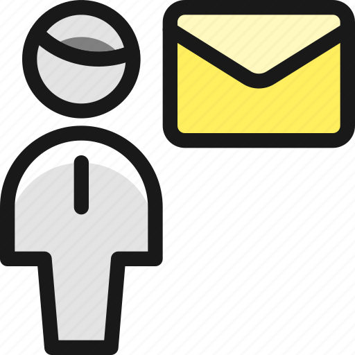 Single, man, mail icon - Download on Iconfinder