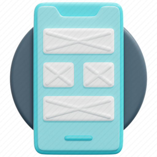 Mockup, ux, ui, design, template, layout, mobile icon - Download on Iconfinder