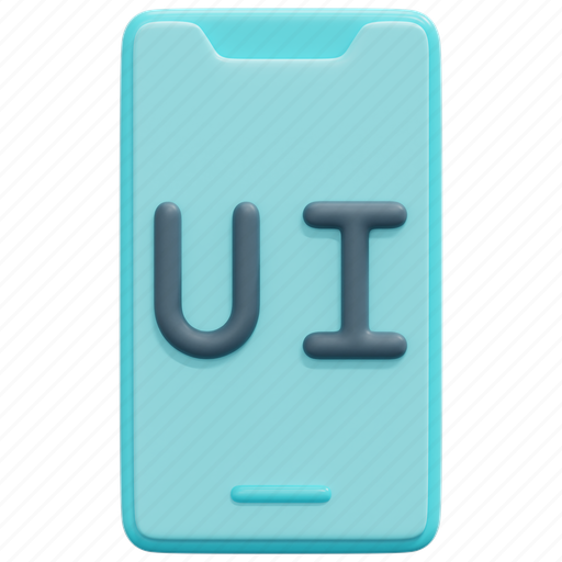 Ui, ux, mobile, phone, design, interface, 3d icon - Download on Iconfinder