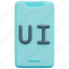 ui, ux, mobile, phone, design, interface, 3d 