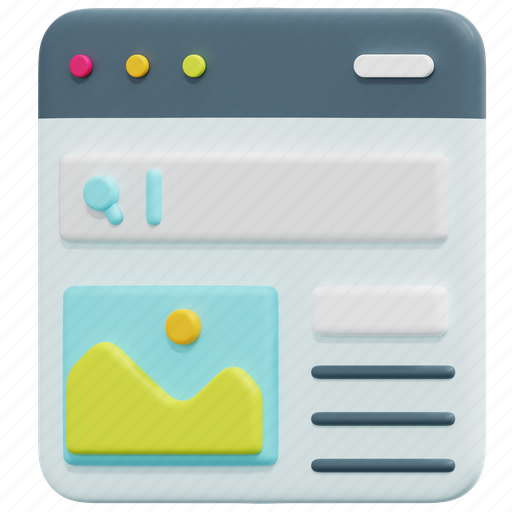 Web, design, ux, ui, website, 3d icon - Download on Iconfinder