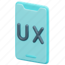 ux, ui, mobile, phone, interface, design, 3d