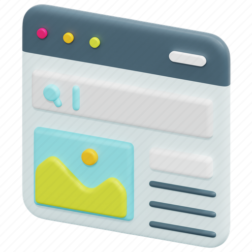 Web, design, ux, ui, website, 3d icon - Download on Iconfinder