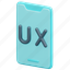 ux, ui, mobile, phone, interface, design, 3d 