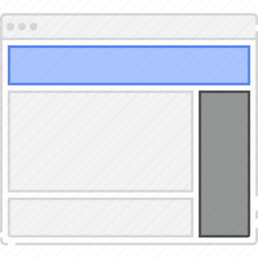 Browser, card, column, flowchart, layout, menu, sidebar icon - Download on Iconfinder