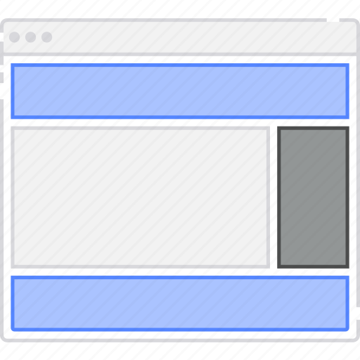 Browser, card, column, flowchart, layout, menu, sidebar icon - Download on Iconfinder