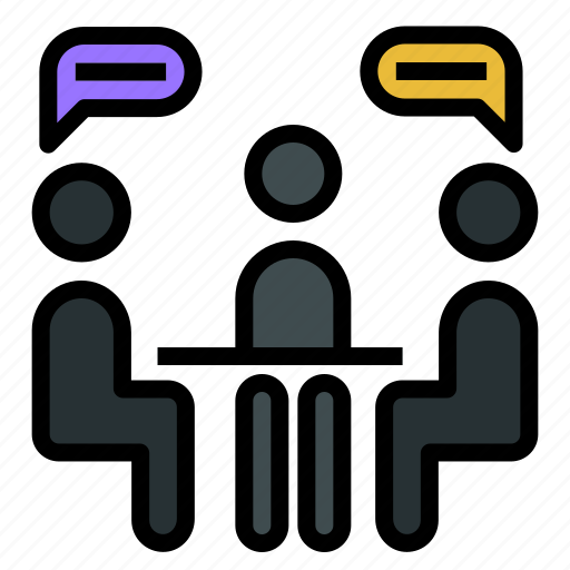 Brainstrom, chat, community, discuss, group, meeting, talking icon - Download on Iconfinder