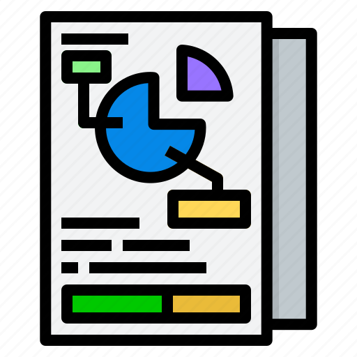 Annual, detail, document, graph, report, summary icon - Download on Iconfinder