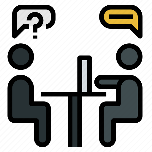 Discuss, interview, meeting, testimonial, testing, usability, ux icon - Download on Iconfinder