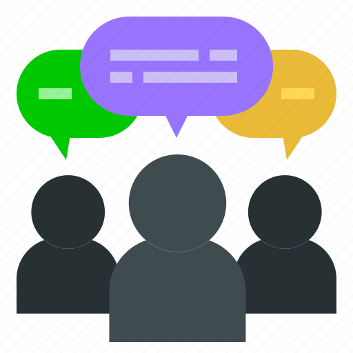 Brainstorm, community, discuss, meeting, sharing, social, talk icon - Download on Iconfinder