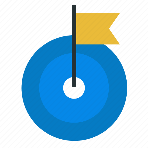 Archivement, flag, goal, success, target icon - Download on Iconfinder