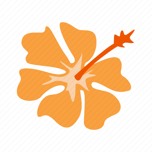 Flora, floral, flower, hibiscus, plant, summer, vacation icon - Download on Iconfinder