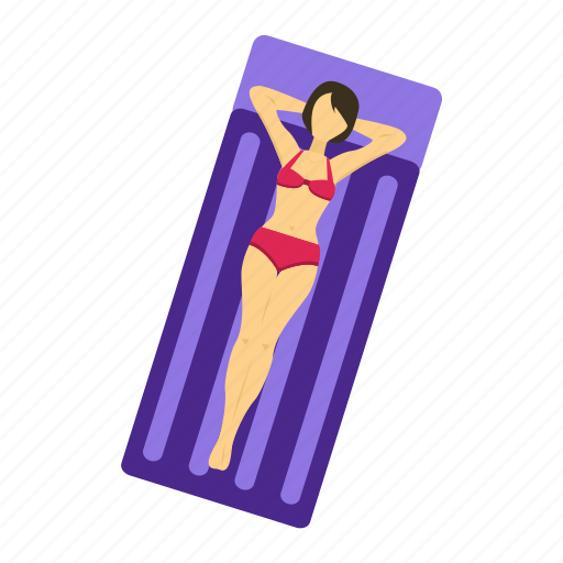 Beach, girl, sea, summer, vacation, woman icon - Download on Iconfinder