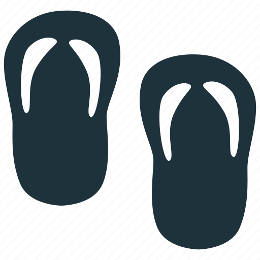 Flip flop, footwear, sandals, slippers icon - Download on Iconfinder