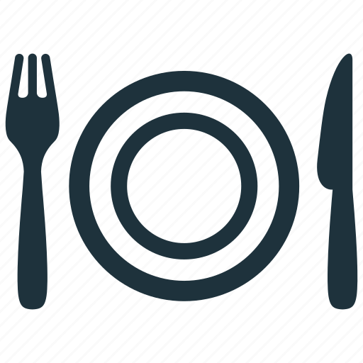 Dish, fork, knife, plate icon - Download on Iconfinder