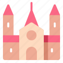 building, castle, gothic, landmark, temple