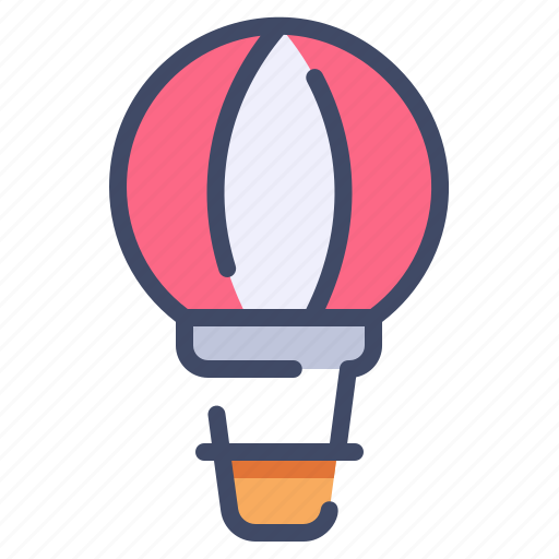 Air, balloon, hot, transportation, travel, vacation icon - Download on Iconfinder