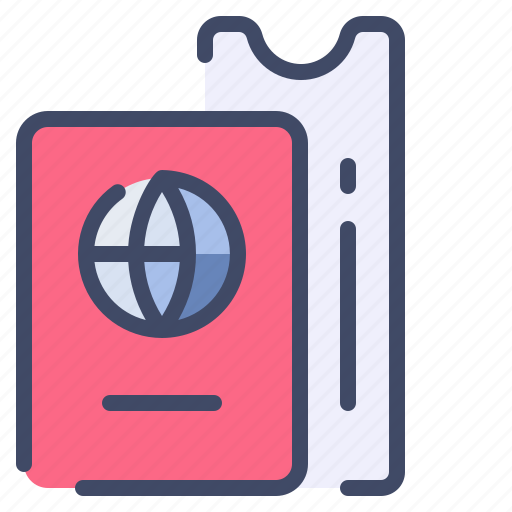 Flight, pass, passport, ticket, travel, vacation icon - Download on Iconfinder