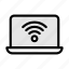 wifi, internet, signal, laptop, computer 