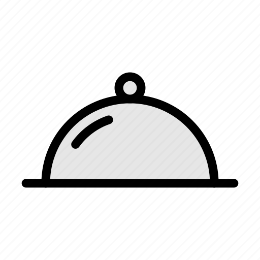 Dish, hotel, food, dishcover, meal icon - Download on Iconfinder