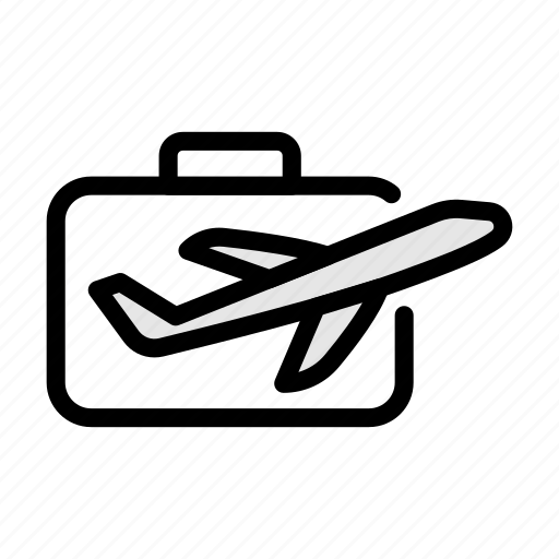 Flight, vacation, tour, travel, luggage icon - Download on Iconfinder