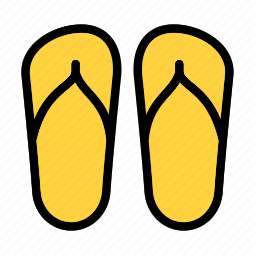 Flipflop, sandal, footwear, vacation, tour icon - Download on Iconfinder